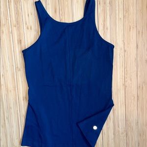 Lululemon navy low back workout top